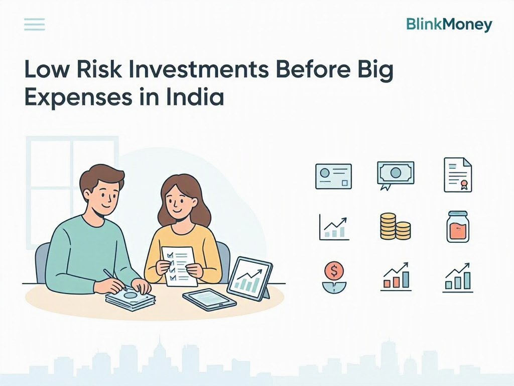 Low Risk Investments Before Big Expenses in India