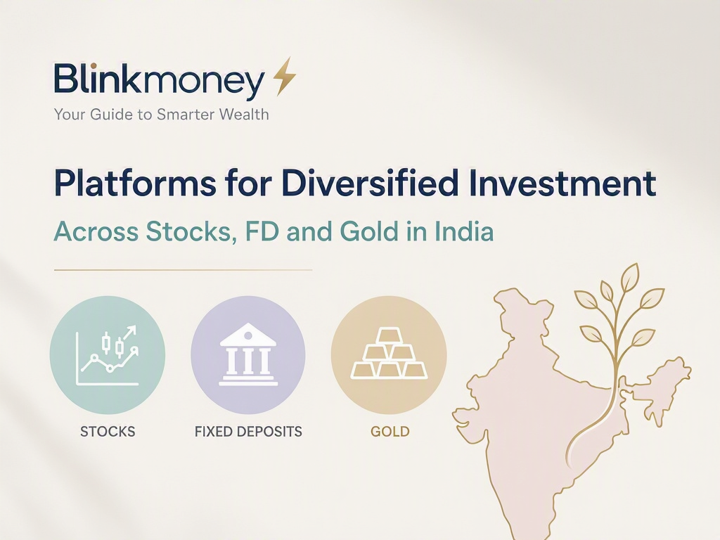 Platforms for Diversified Investment Across Stocks, FD and Gold in India