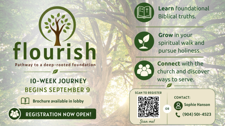 FBCPC - Flourish 10 Week Study | First Baptist Church of Palm Coast
