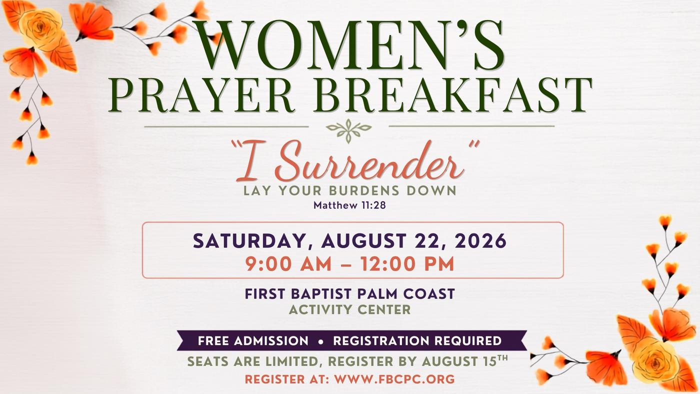 Woman's Prayer Breakfast | First Baptist Church of Palm Coast