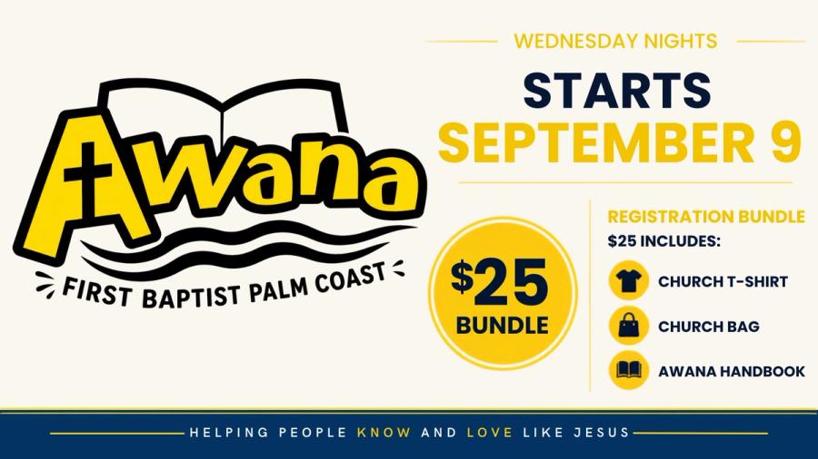 Awana - Fall 2026 | First Baptist Church of Palm Coast