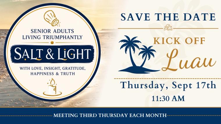 Salt & Light Seniors Luau Luncheon | First Baptist Church of Palm Coast