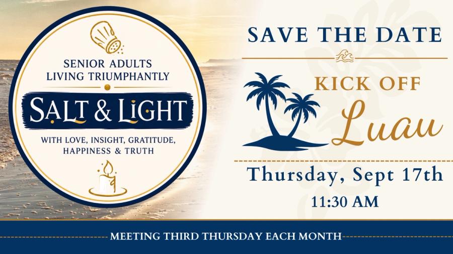Salt & Light Seniors Luau Luncheon | First Baptist Church of Palm Coast