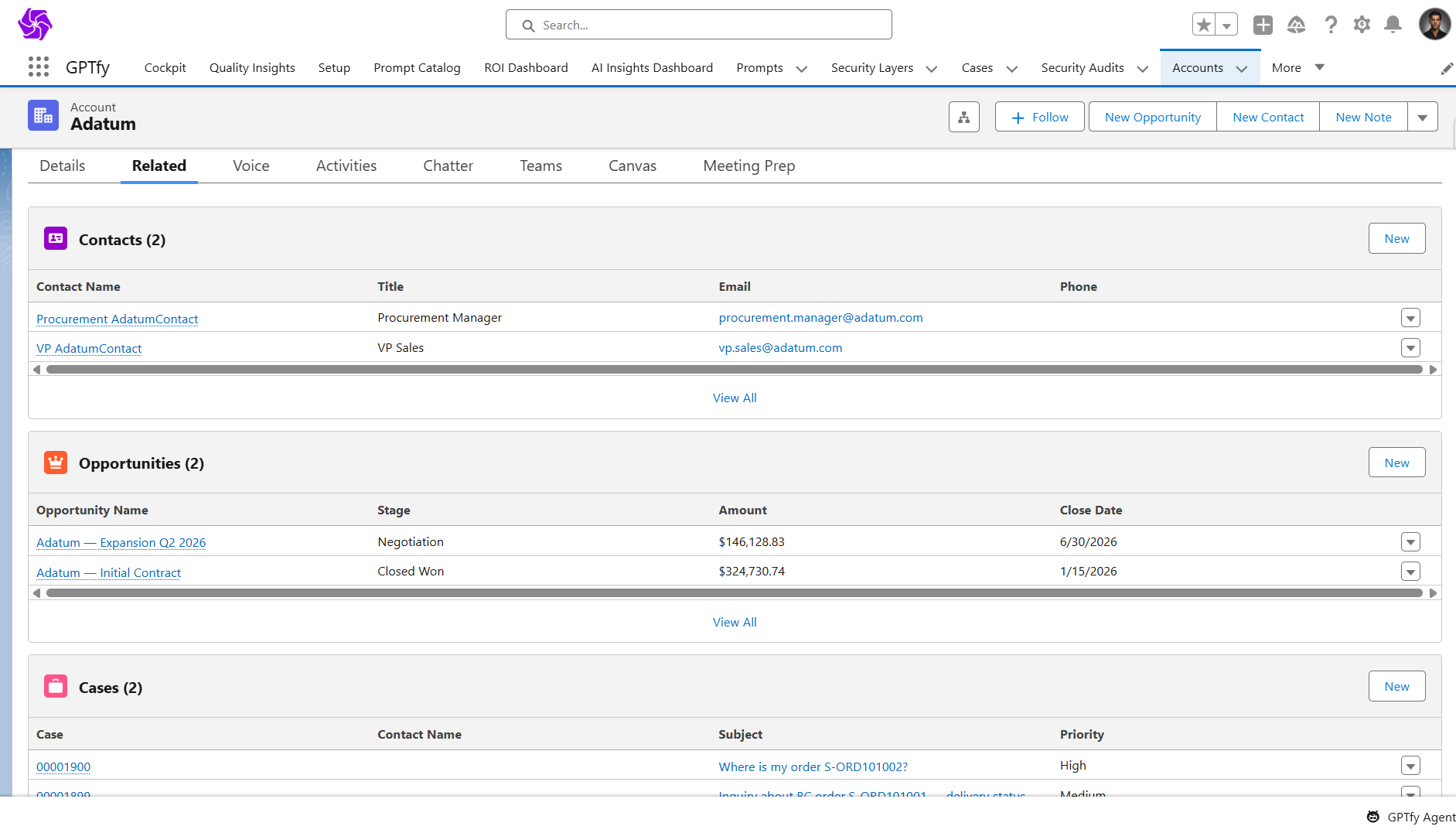 Get Full Account Context