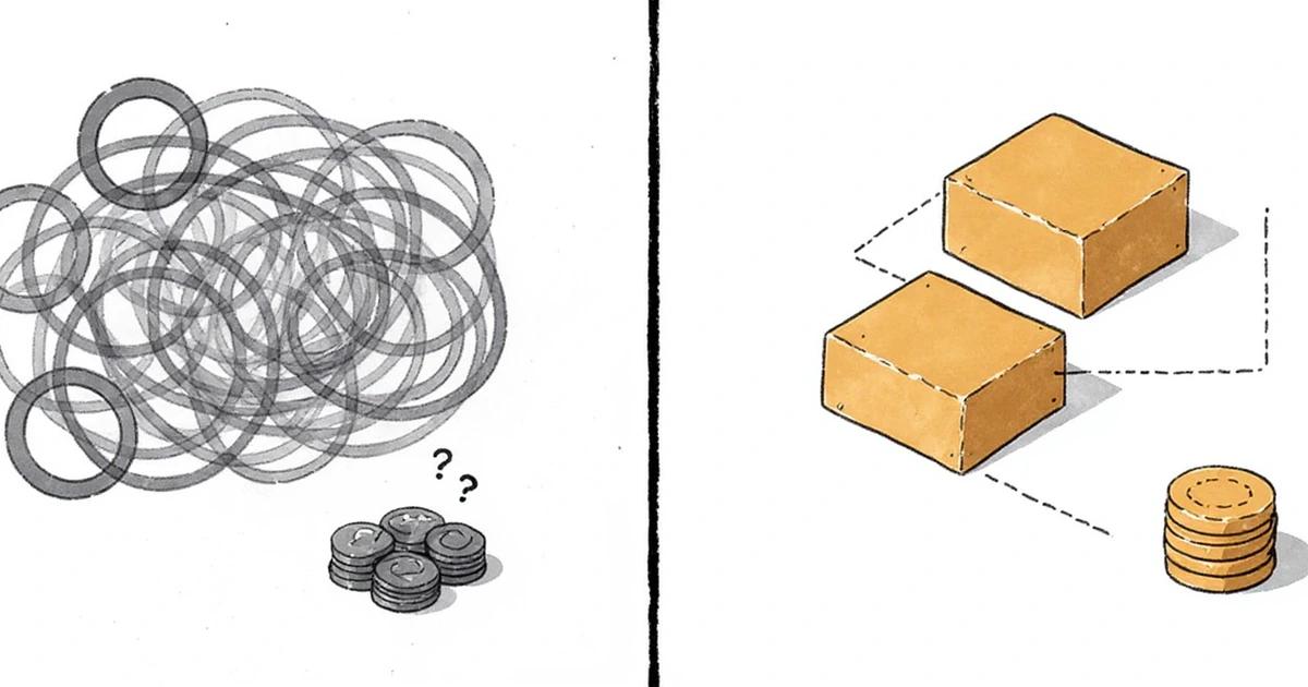 Cost-model comparison: unpredictable consumption pricing on the left versus predictable fixed-seat pricing on the right
