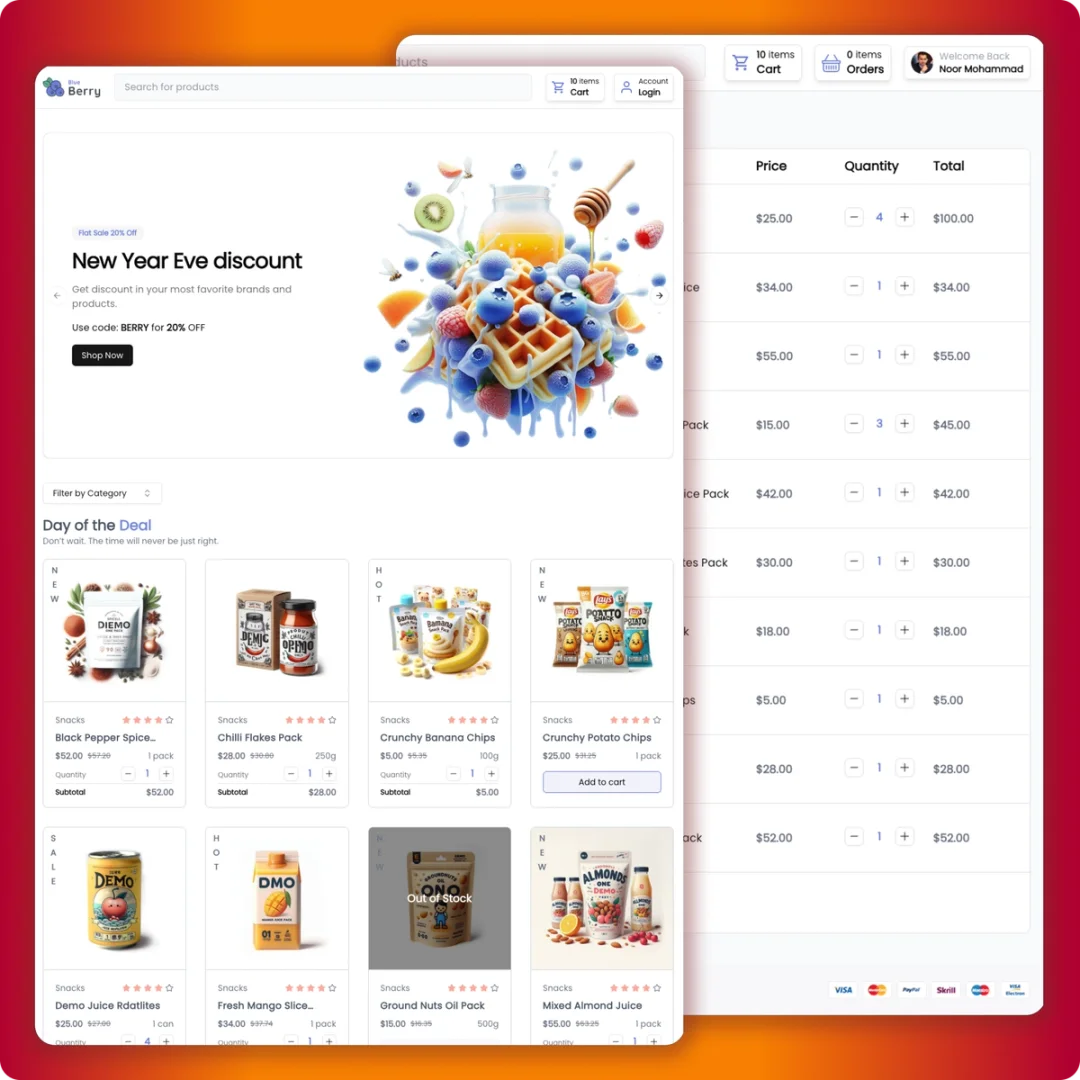 Berry Ecommerce App project screenshot