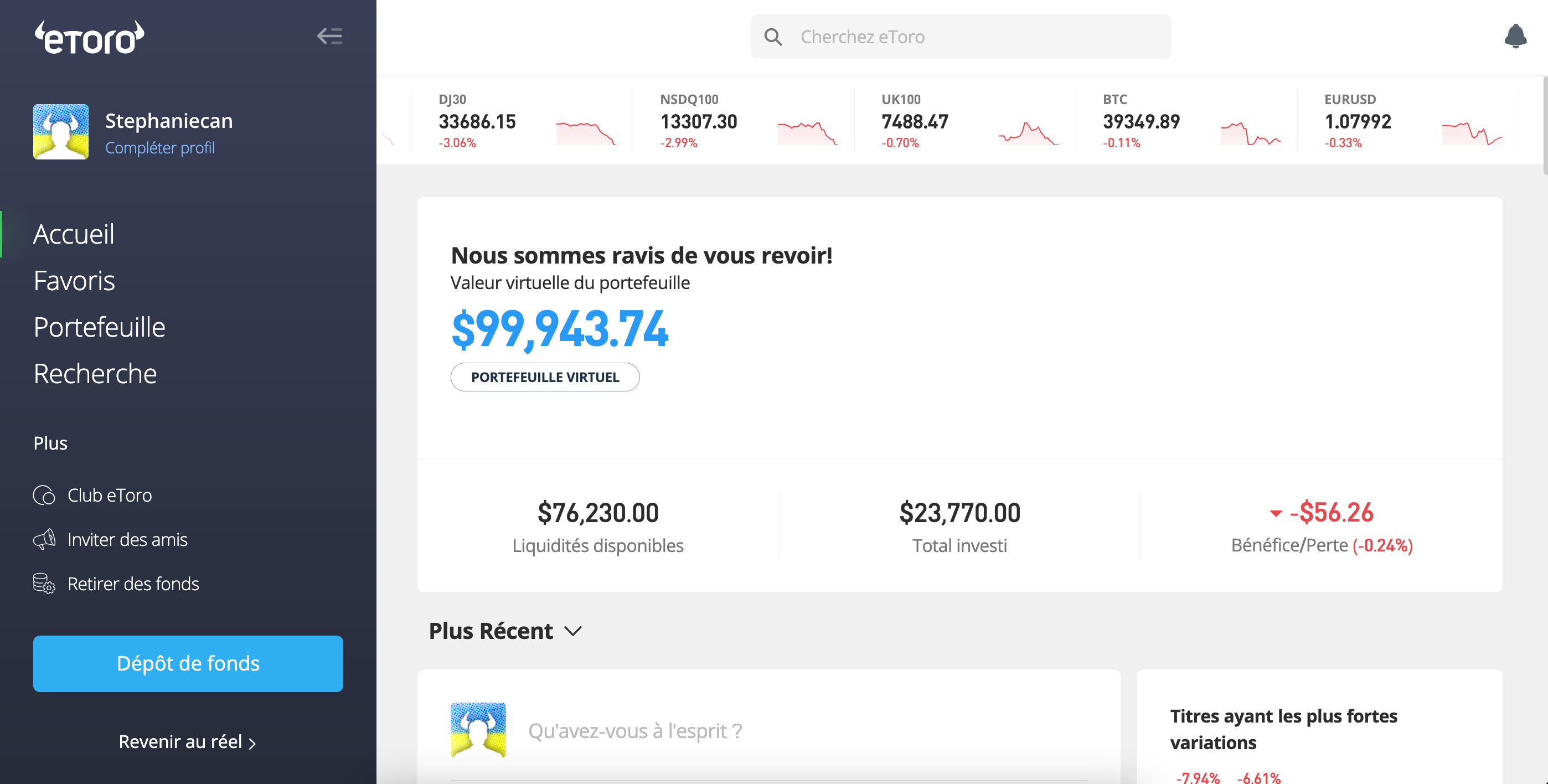 Avis eToro - Plateforme de trading France