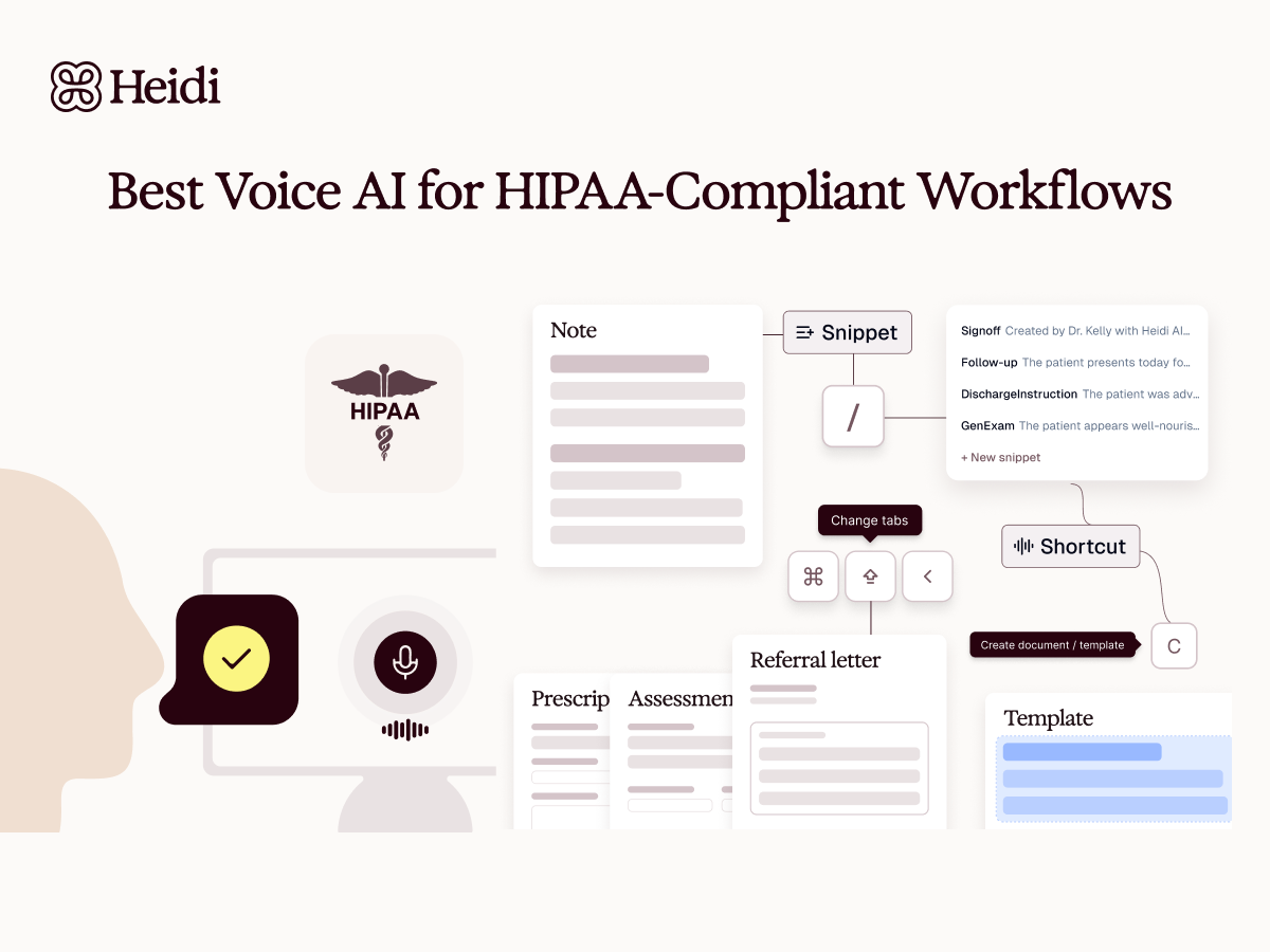 best voice AI for HIPAA-compliant workflows