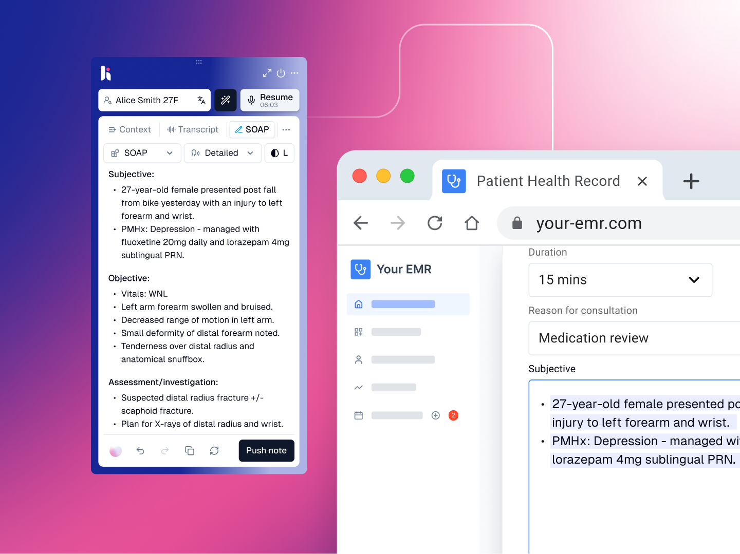 Heidi widget does more