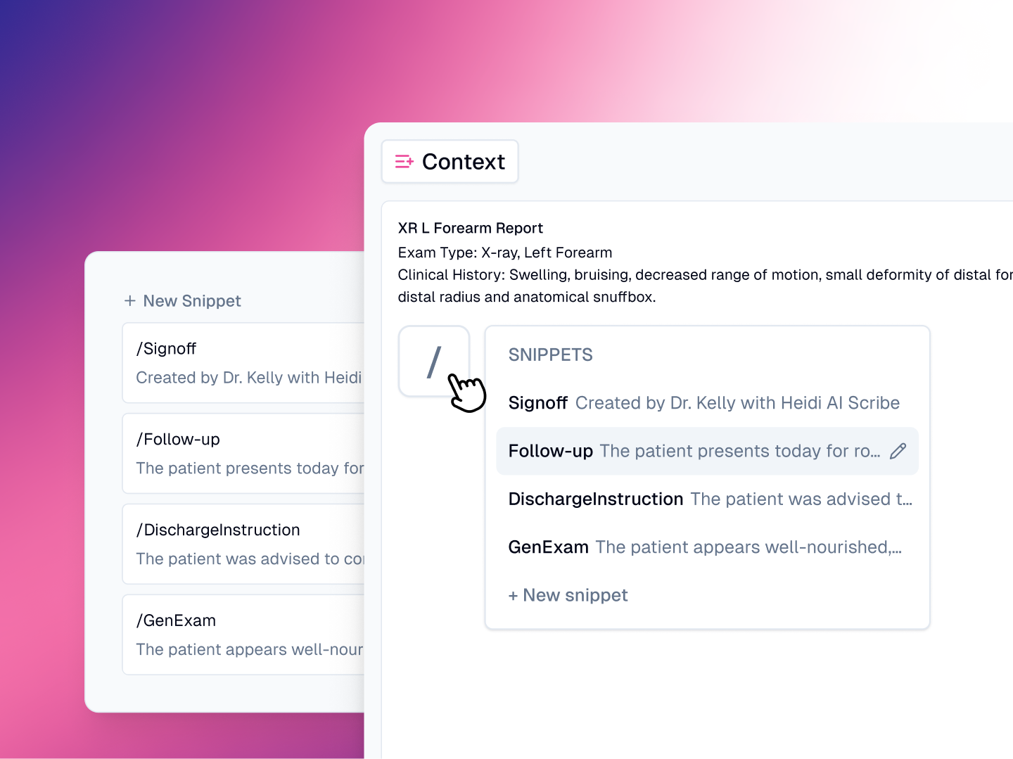 ICD-10 coding and more intelligent Context
