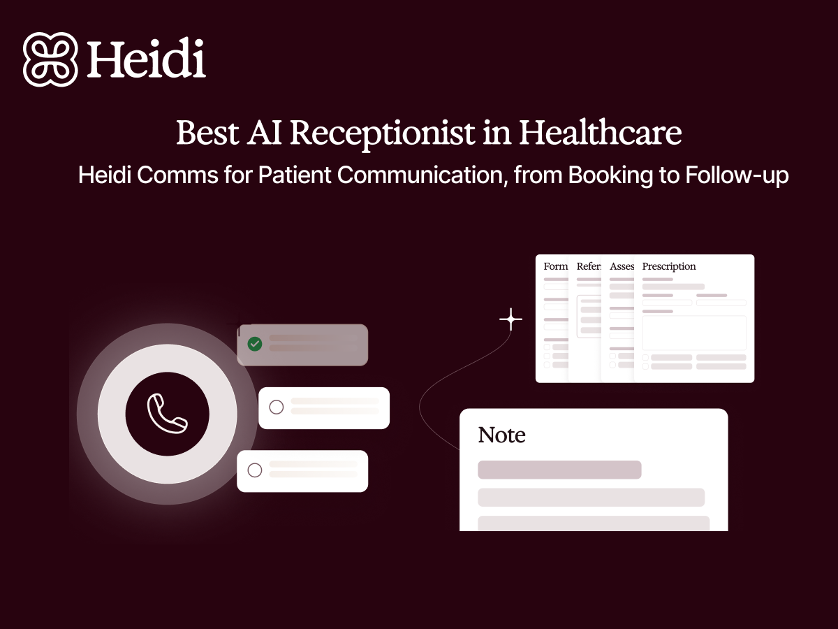 Heidi Comms handles every call from booking to follow-up without admin burden