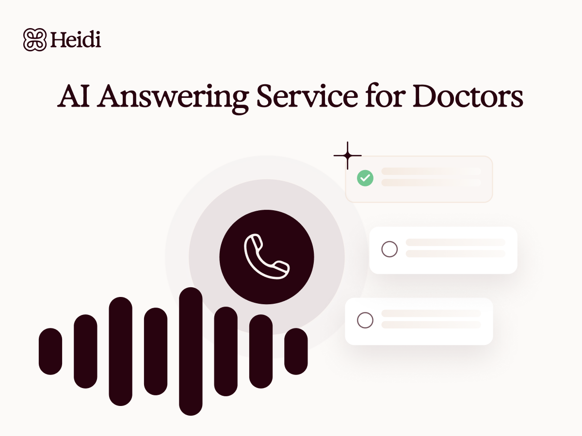 ai answering service for doctors