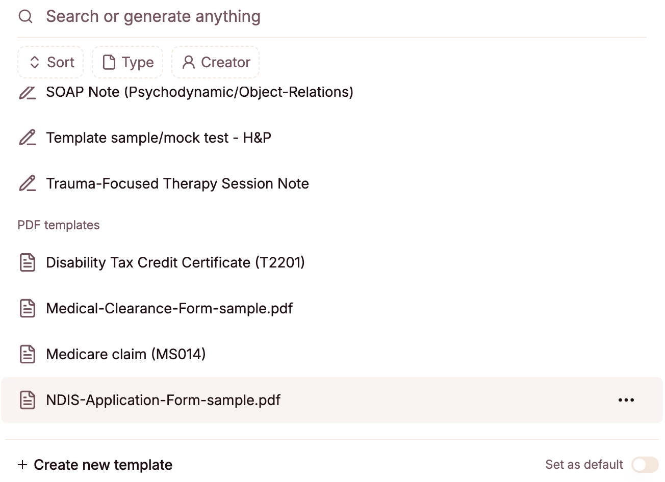 NDIS Application Form