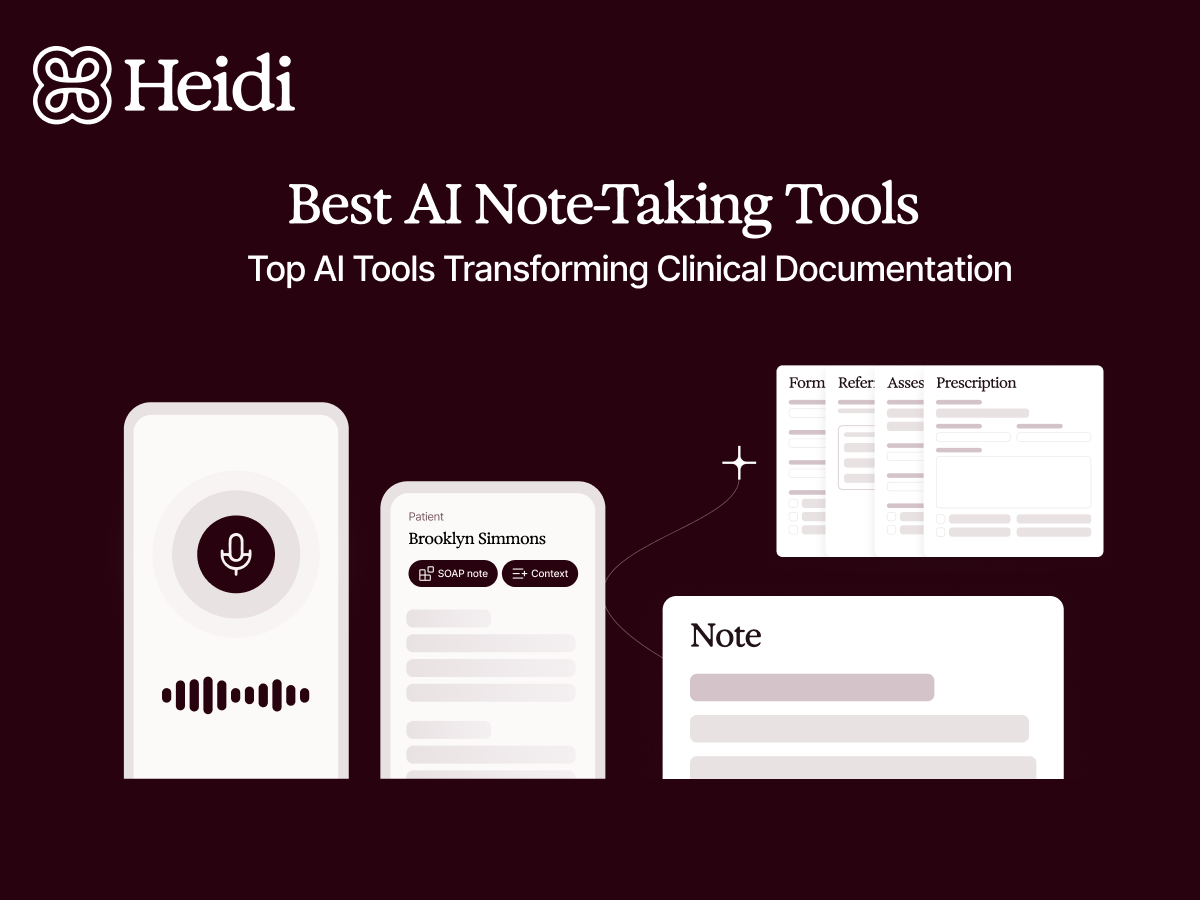 Best AI Note-Taking Tools to Improve Clinical Documentation