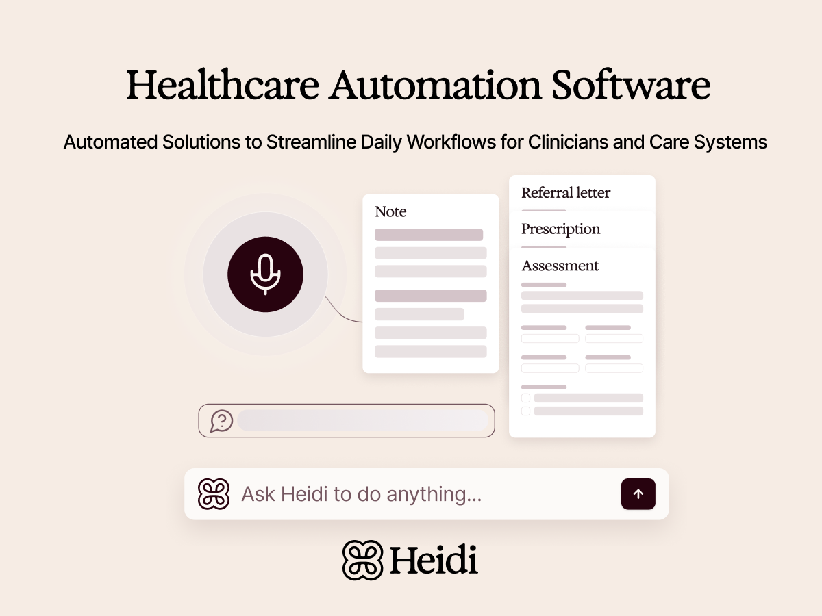 Healthcare automation tools that accelerate manual workflows