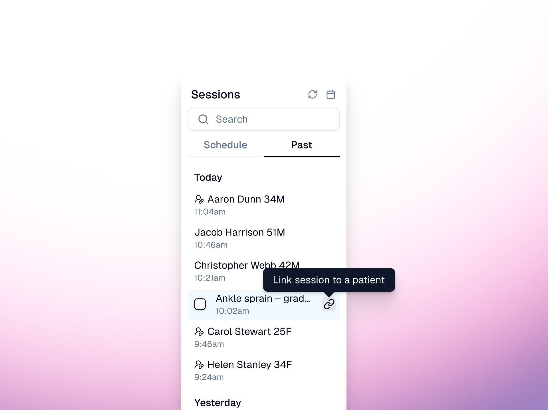 Link, split, start, tidy sessions simply