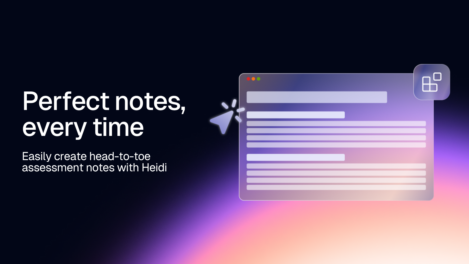 The perfect note by heidi health