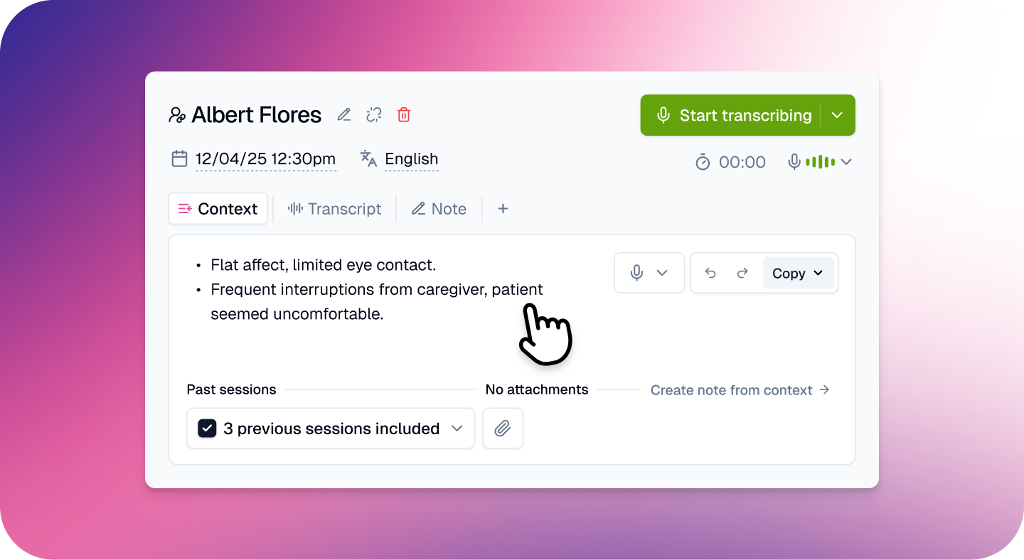 Capture the complete story with Context