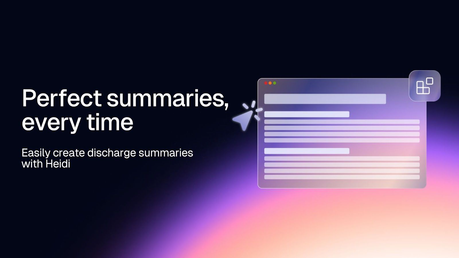 The perfect note by Heidi Health