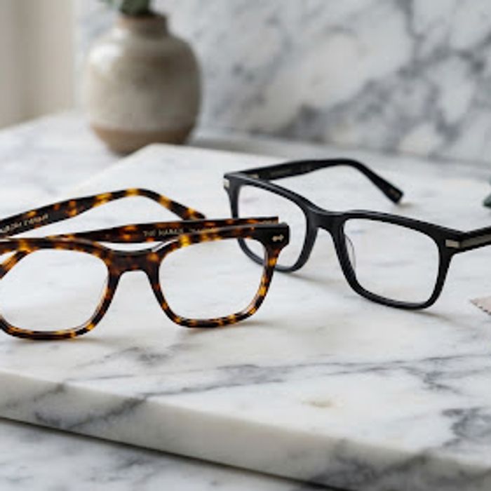 Luxury Frames — High-end acetate and titanium frames crafted for everyday elegance and durability.