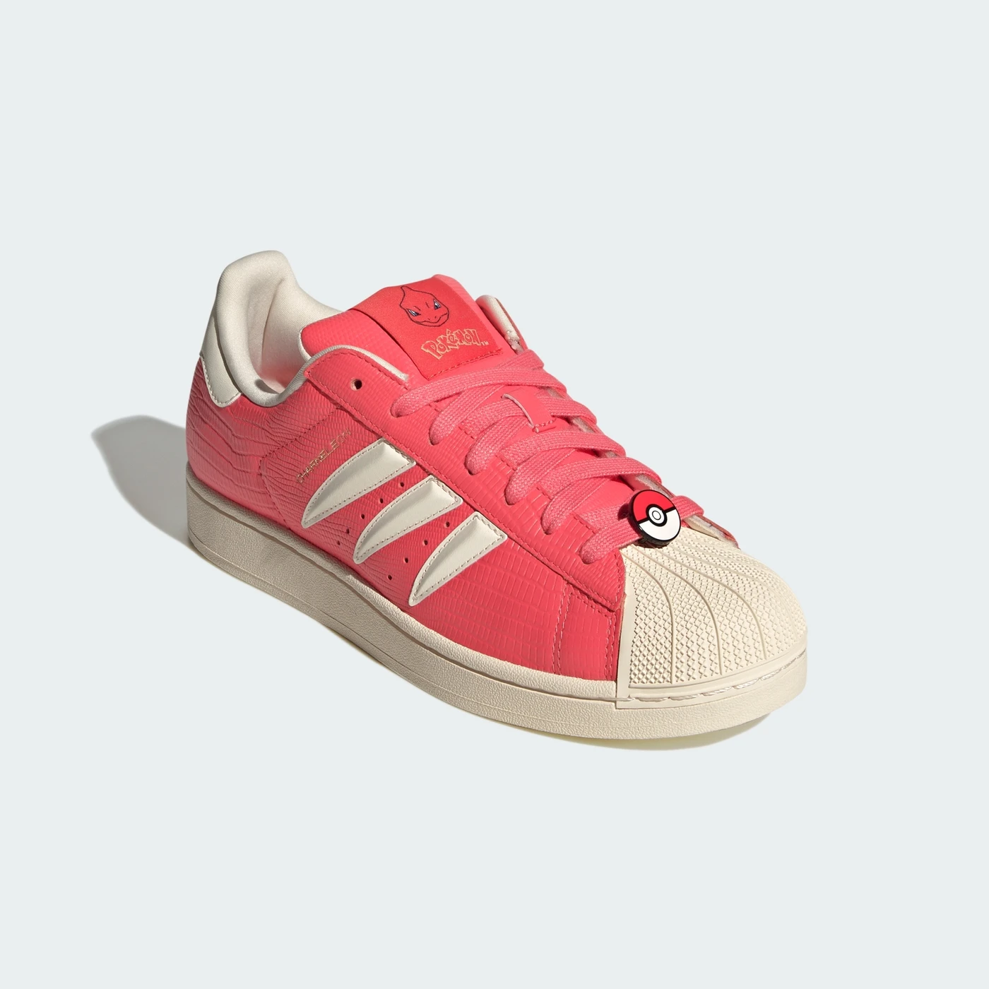 Pokémon x adidas Superstar Charmeleon Scarlet