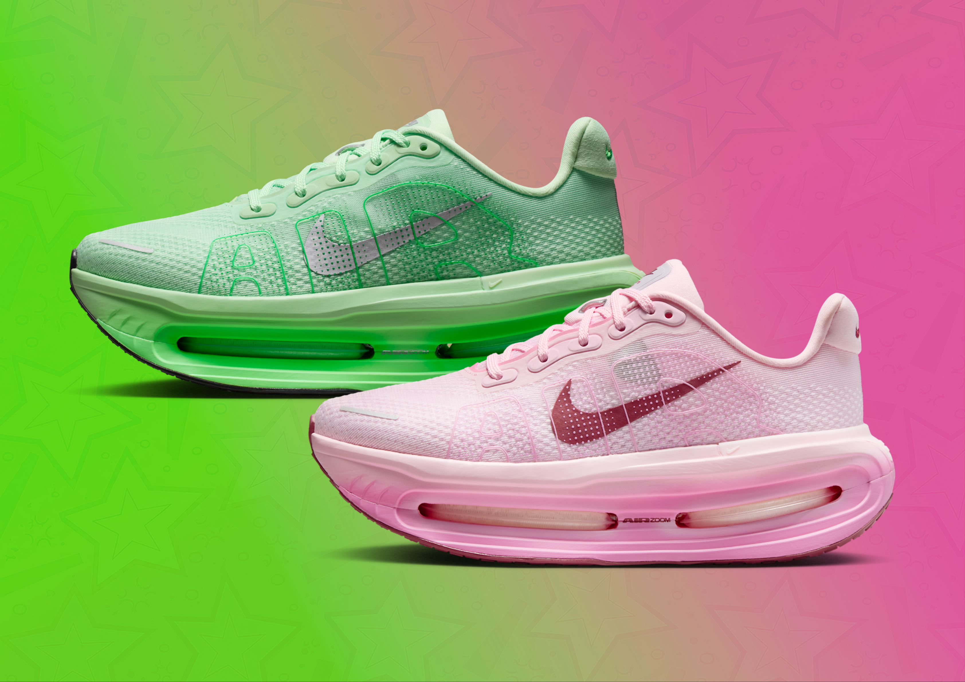 Cosmo e Wanda? Nike Vomero Premium surge em dupla de verde e rosa
