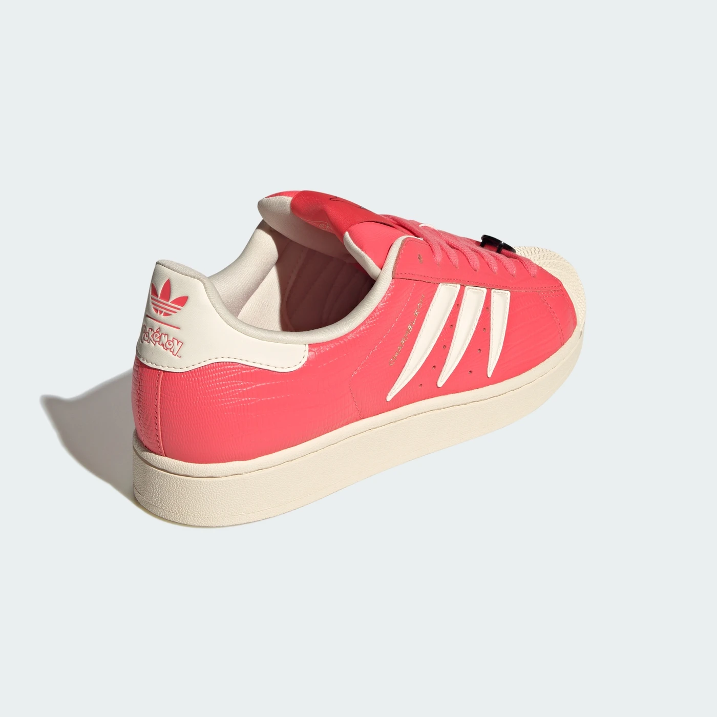 Pokémon x adidas Superstar Charmeleon Scarlet