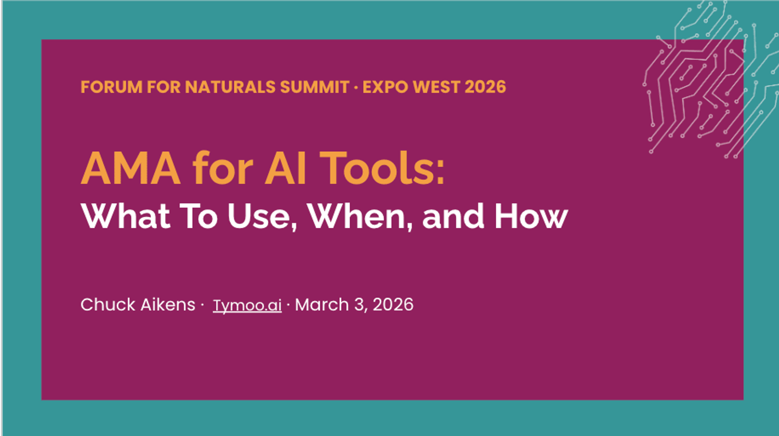 AMA for AI Tools: What To Use, When, and How