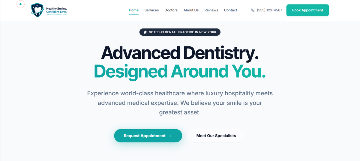 Lumia Dental – A Premium Digital Healthcare Experience