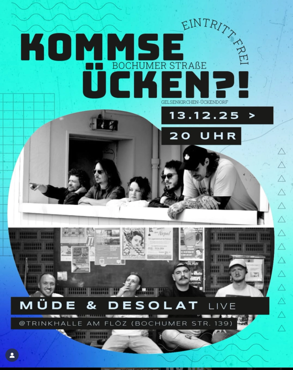 desolat kommse. ücken fetival announcement