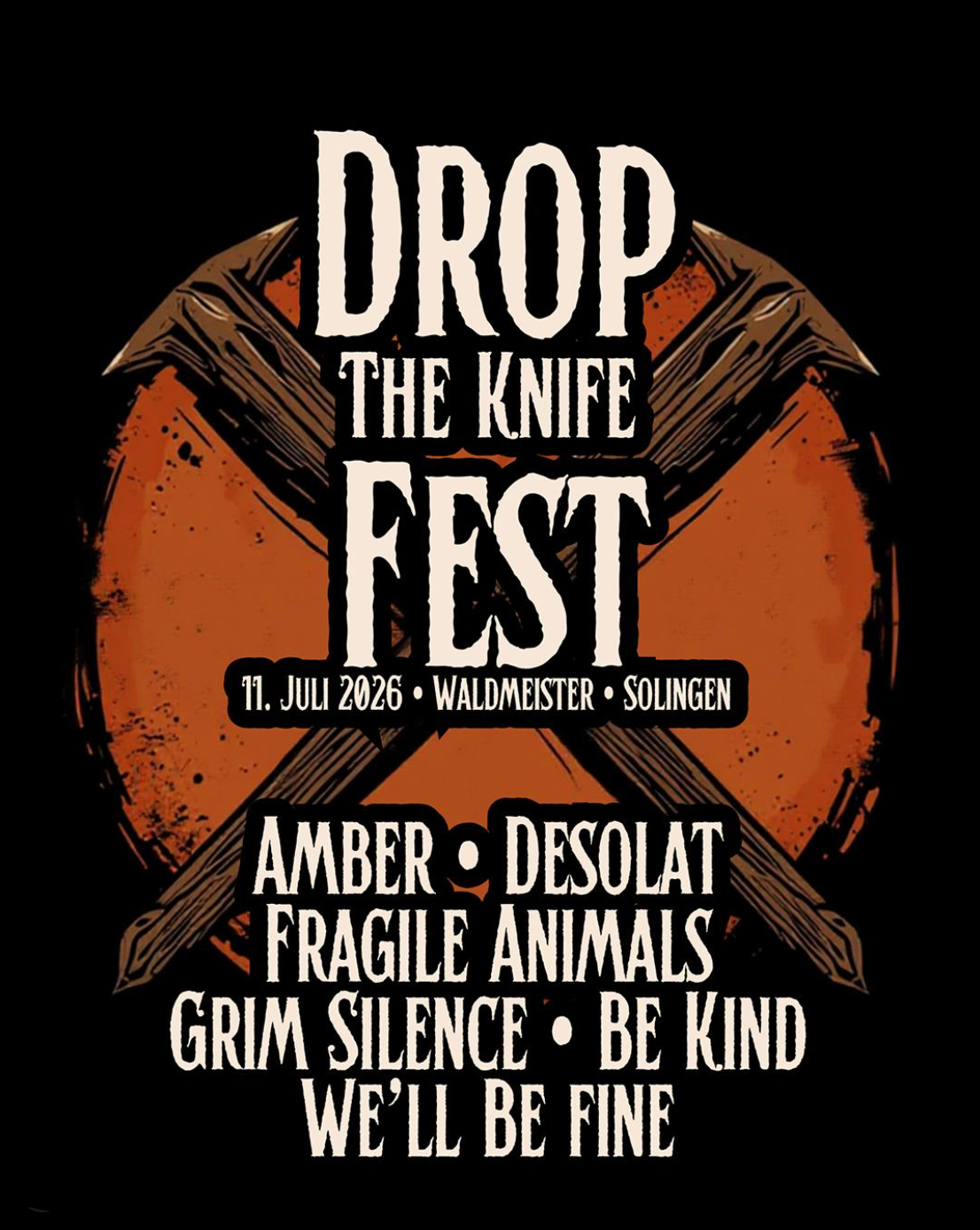 drop the knife full line up