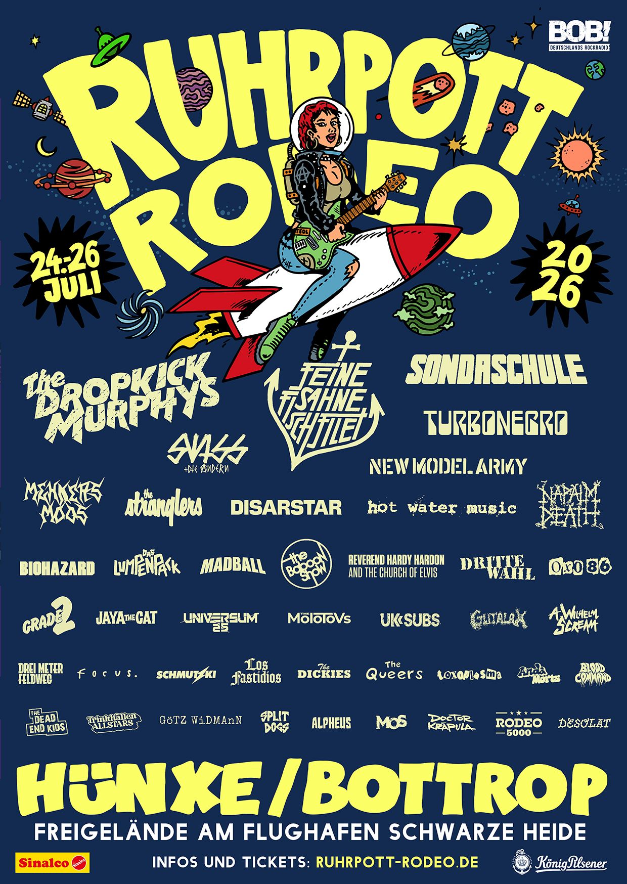 desolat ruhrpott rodeo announcement in the style of a space mission