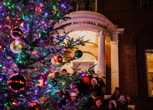 Christmas Tree Lighting Ceremony  - Great Point Properties, Nantucket