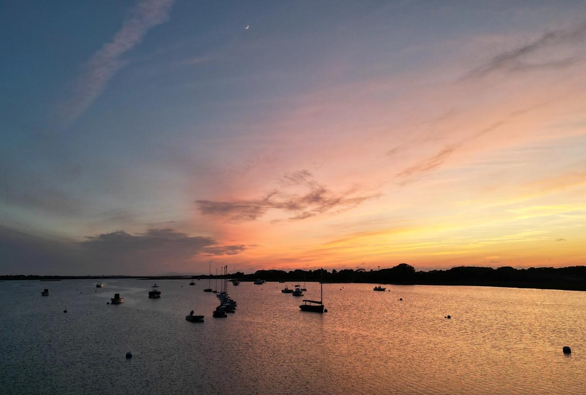 Enjoy an iconic Polpis Harbor sunset