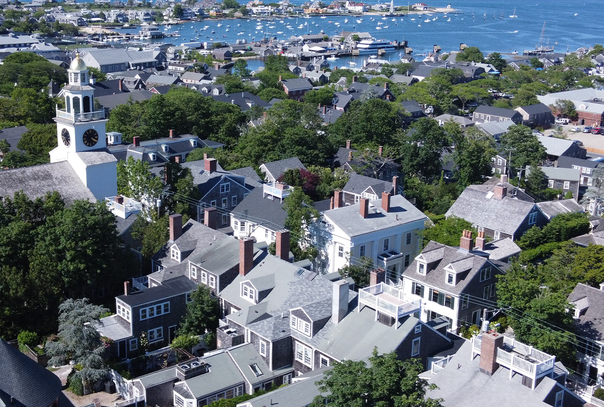 Walk to the top of the Old Congregational Church for stunning views of the harbor, open to the public