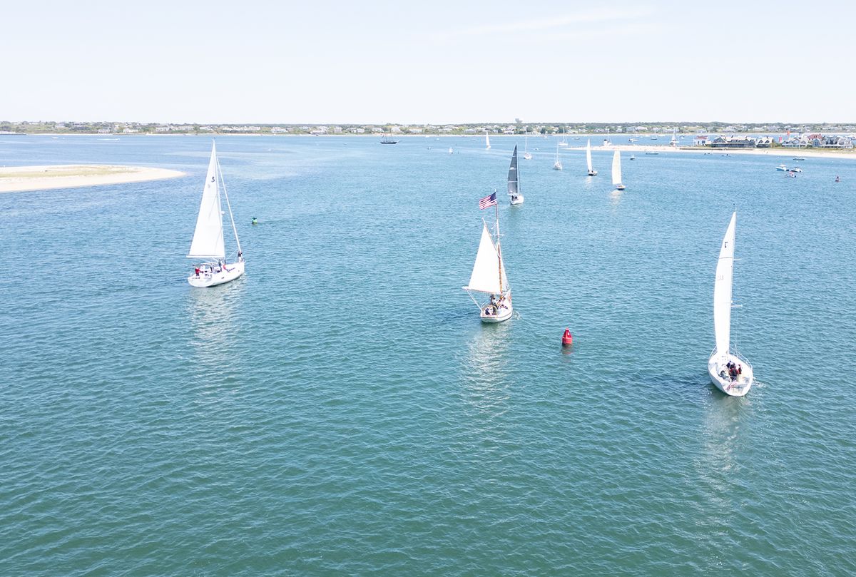 The start of Nantucket's annual Figawi Race