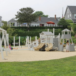 Bring the kids to Codfish Park and Playground just steps from Sconset's Main Street