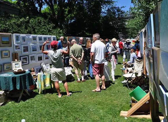 Artists Association of Nantucket Sidewalk Art Show #3 - Great Point Properties, Nantucket