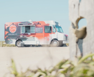 Visit the food trucks at Cisco Beach and try Sushi Sean's tuna poke.