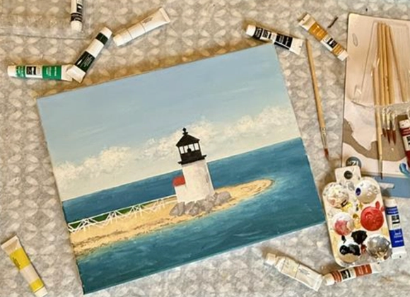 Art After Hours: Paint and Sip with Nikoline Bohr - Great Point Properties, Nantucket