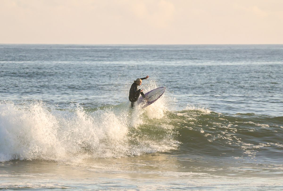 Sunset surf session