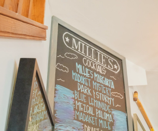 Visit Millie's for tacos, margaritas, and a killer sunset if you dine on the second floor. 