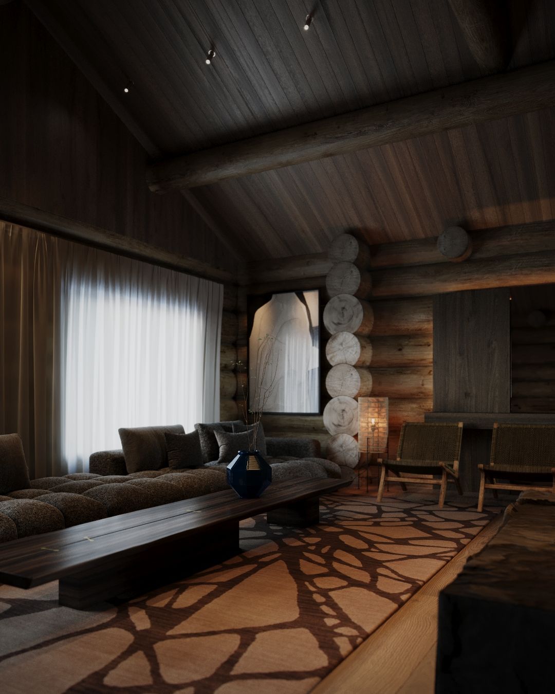 THE LOG HOUSE