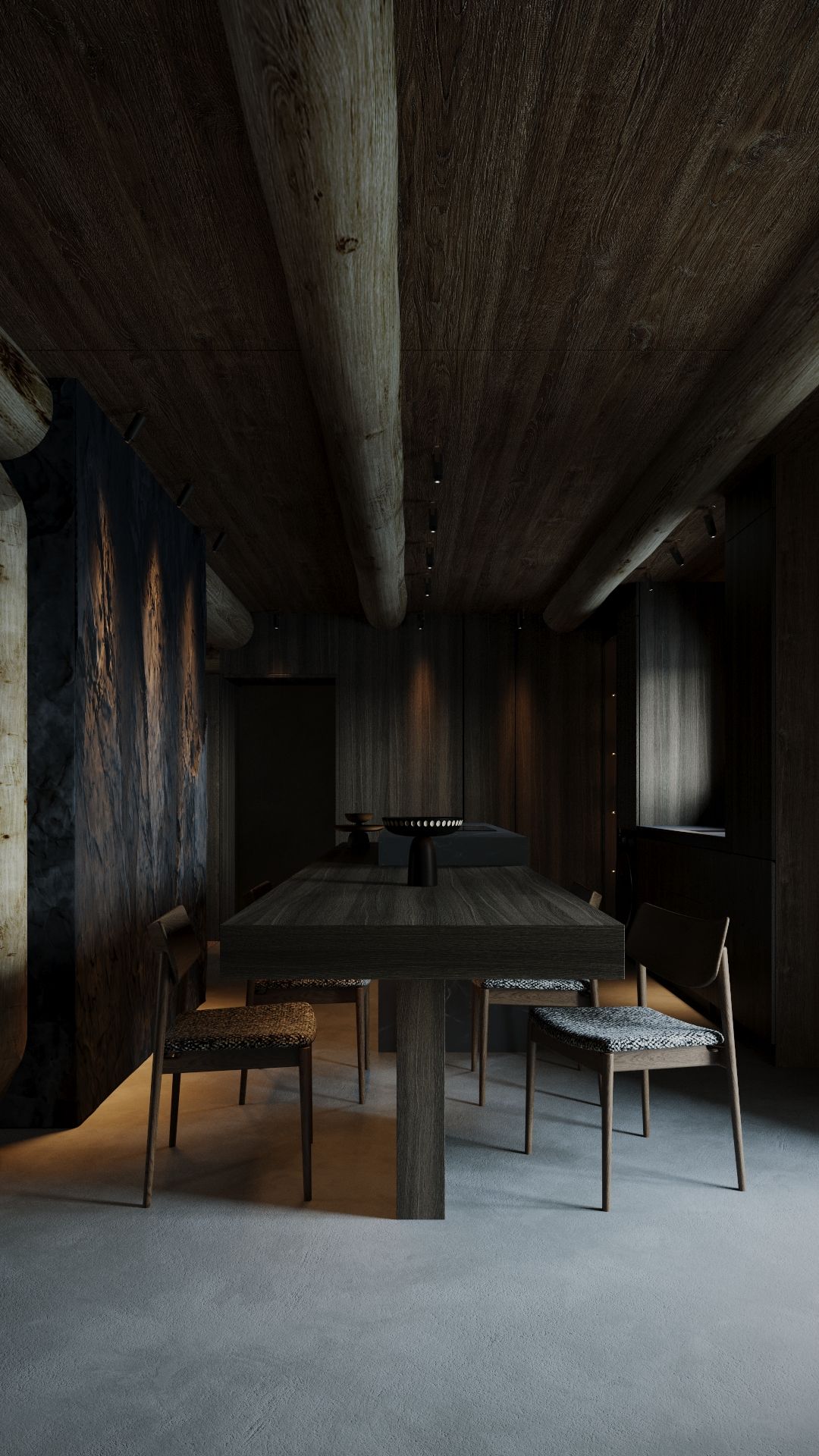 THE LOG HOUSE