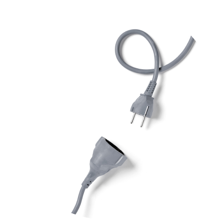 Frakoblet skjøteledning