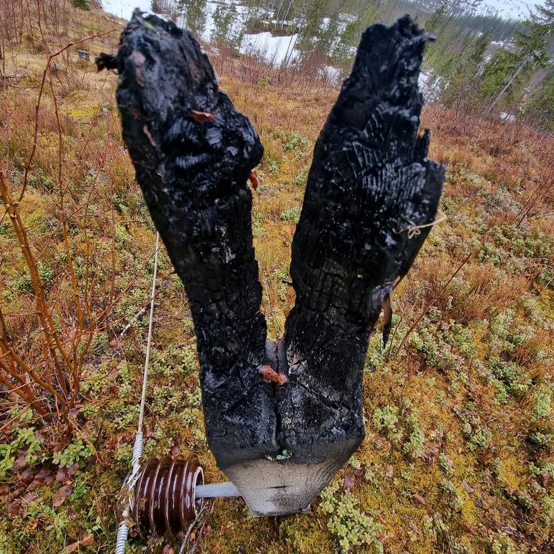 Brannskade på travers