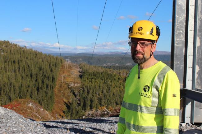 Steinar Benum under strømmast