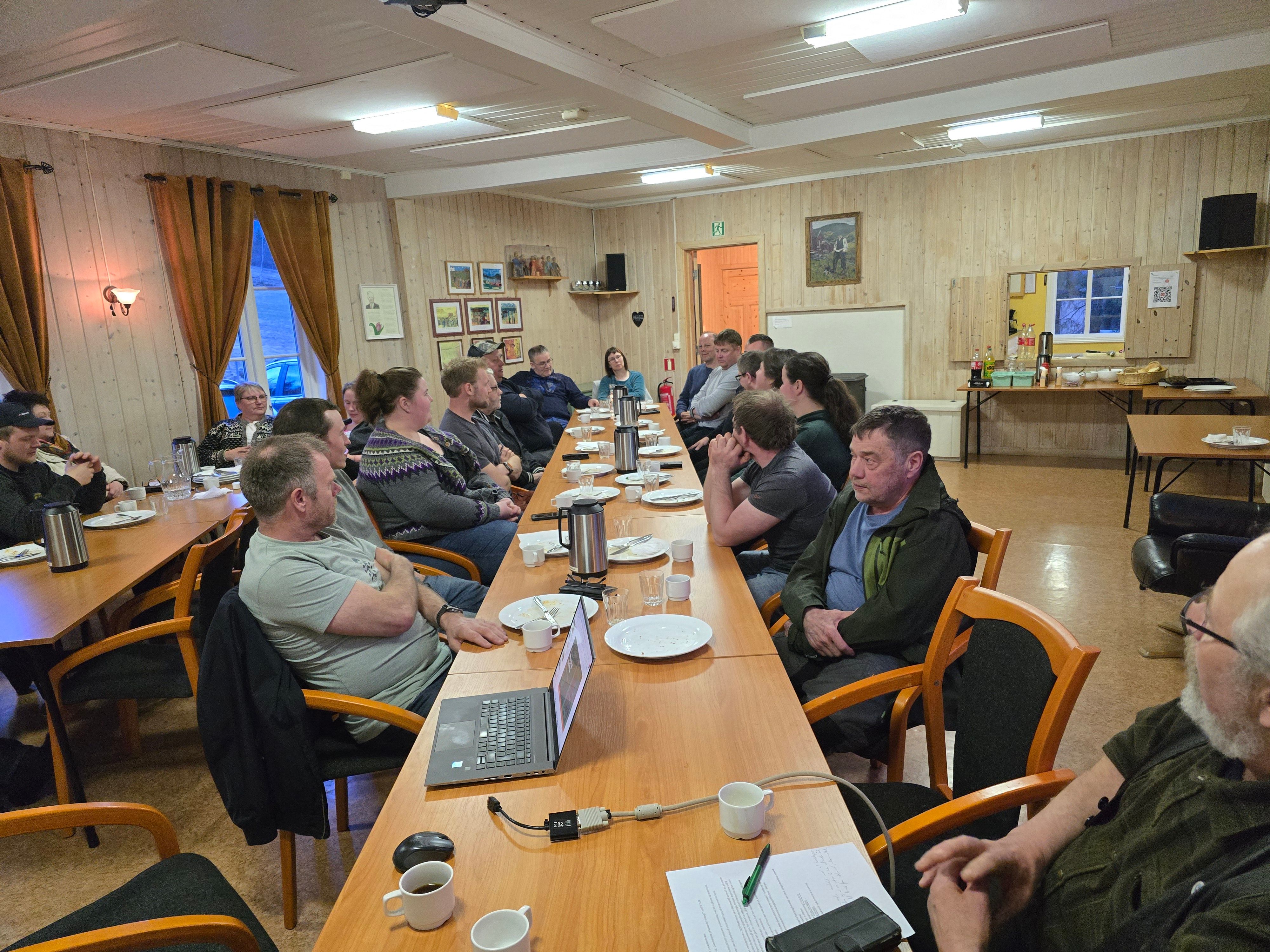 Mange deltok på medlemsmøtet i Hemnes bondelag - tema beredskap