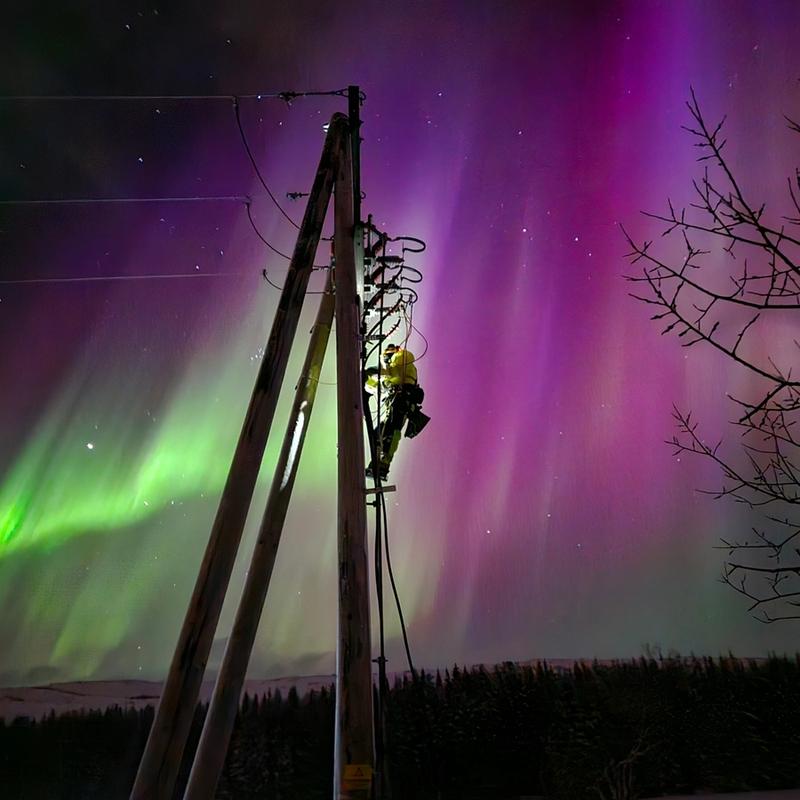 Feilretting i vakkert nordlys