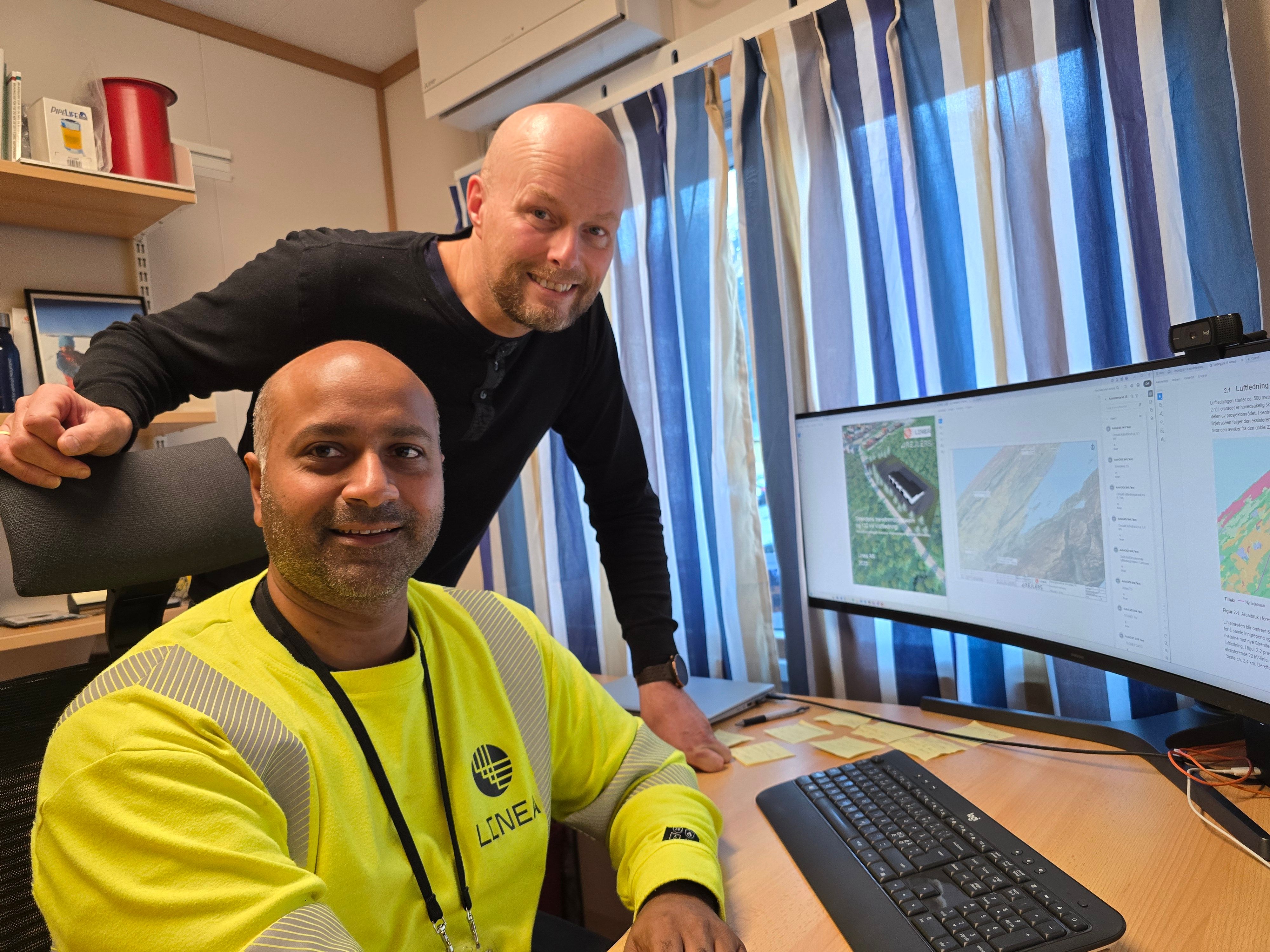 Hugo Lenningsvik og Dan-Roger Sandstrak har jobbet med prosjektet